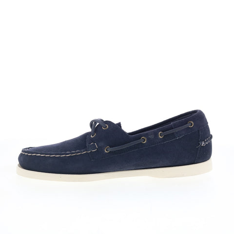 Sebago Portland Roughout Mens Blue Loafers & Slip Ons Boat Shoes