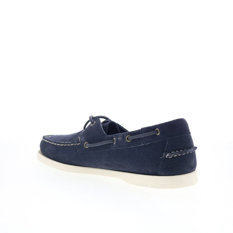 Sebago Portland Roughout Mens Blue Loafers & Slip Ons Boat Shoes