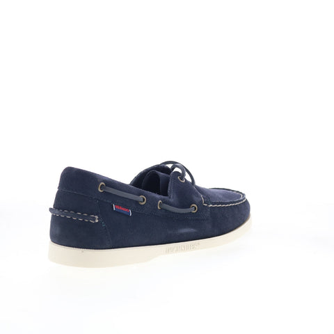 Sebago Portland Roughout Mens Blue Loafers & Slip Ons Boat Shoes