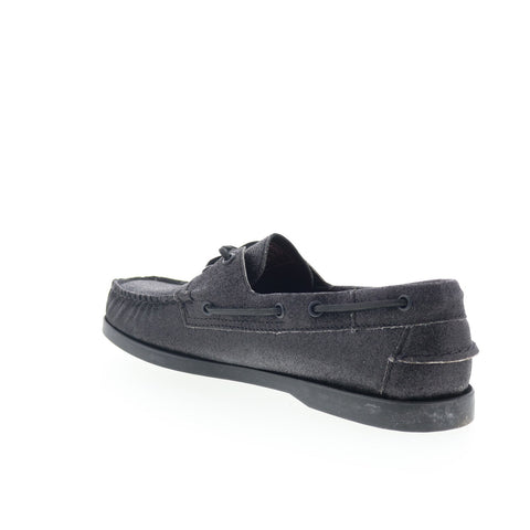 Sebago Portland Glitter Mens Black Synthetic Loafers & Slip Ons Boat Shoes
