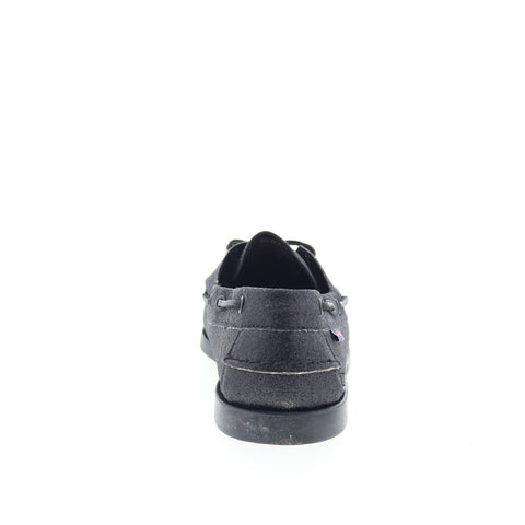 Sebago Portland Glitter Mens Black Synthetic Loafers & Slip Ons Boat Shoes