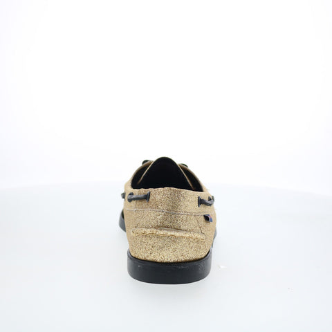 Sebago Portland Glitter Mens Gold Synthetic Loafers & Slip Ons Boat Shoes