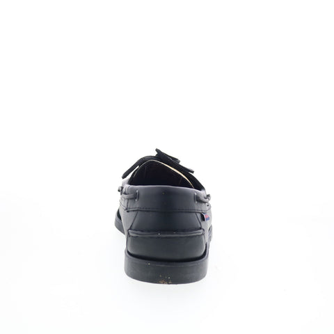 Sebago Portland Vamp Glitter Mens Black Loafers & Slip Ons Boat Shoes