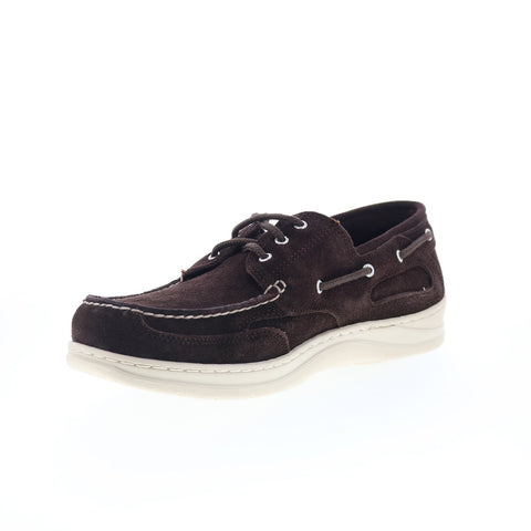 Sebago Scotty 71131QW-ABU Mens Brown Suede Loafers & Slip Ons Boat Shoes