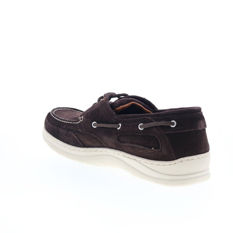 Sebago Scotty 71131QW-ABU Mens Brown Suede Loafers & Slip Ons Boat Shoes