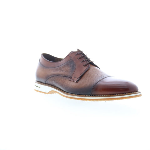 Zelli Italia Parma 155 711S Mens Brown Oxfords & Lace Ups Cap Toe Shoes