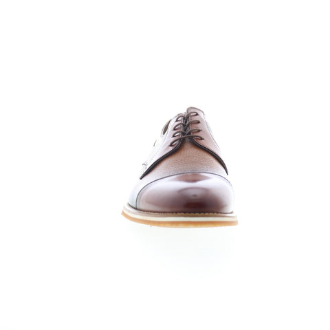 Zelli Italia Parma 155 711S Mens Brown Oxfords & Lace Ups Cap Toe Shoes
