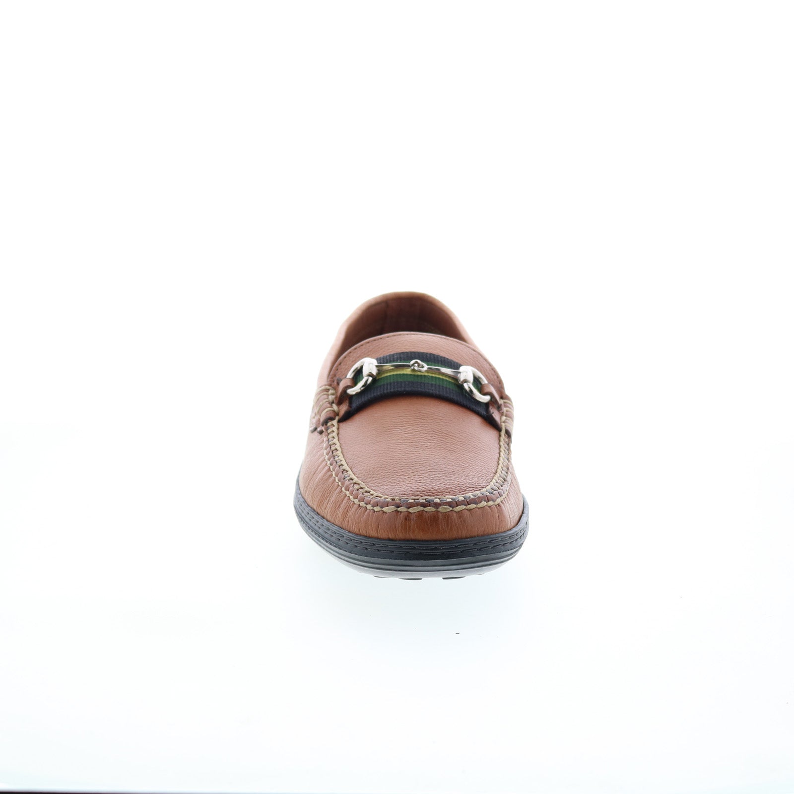 T.B. Phelps Ribbon Horse Bit Mens Brown Loafers & Slip On 
