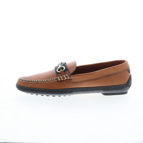 T.B. Phelps Ribbon Horse Bit Mens Brown Loafers & Slip On Casual Shoes