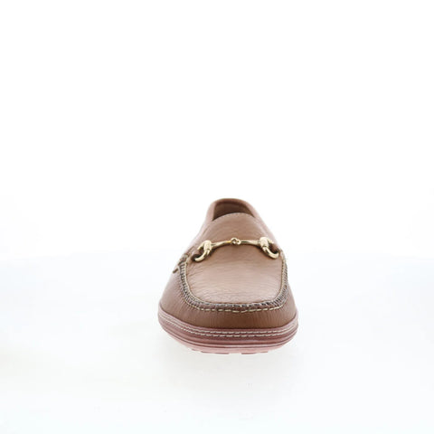 T.B. Phelps 713-10 Mens Brown Leather Loafers & Slip Ons Casual Shoes
