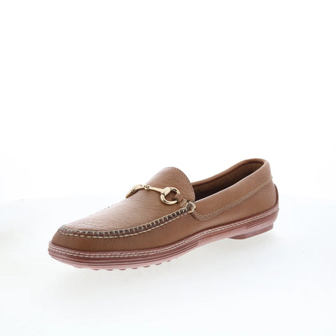 T.B. Phelps 713-10 Mens Brown Leather Loafers & Slip Ons Casual Shoes