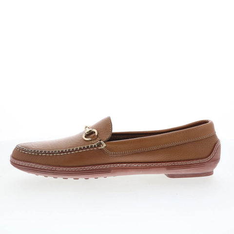 T.B. Phelps 713-10 Mens Brown Leather Loafers & Slip Ons Casual Shoes