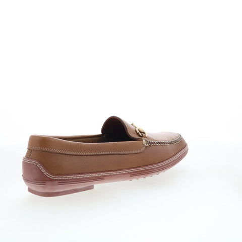 T.B. Phelps 713-10 Mens Brown Leather Loafers & Slip Ons Casual Shoes