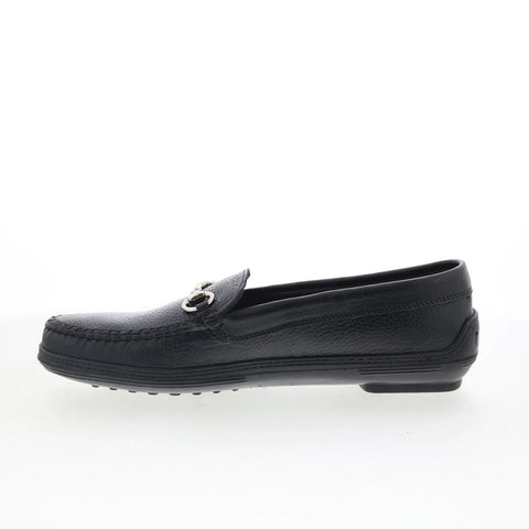 T.B. Phelps 713-20 Mens Black Leather Loafers & Slip Ons Casual Shoes