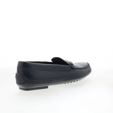 T.B. Phelps 713-20 Mens Black Leather Loafers & Slip Ons Casual Shoes ...