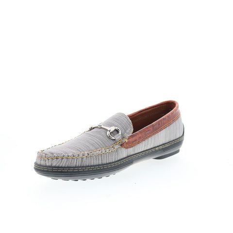 T.B. Phelps Mesh Horse Bit Driver 718-42 Mens Gray Loafers Moccasin Shoes