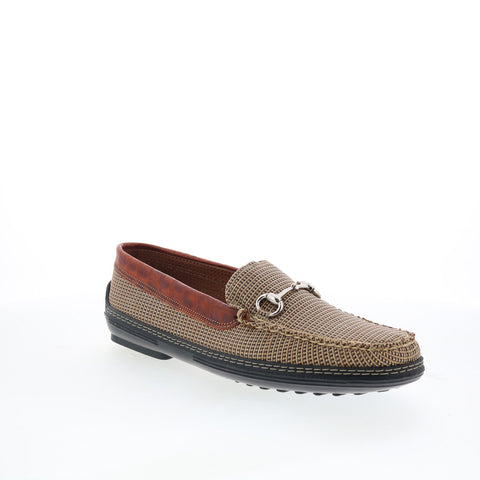 T.B. Phelps Mesh Horse Bit Driver 718-52 Mens Brown Loafers Moccasin Shoes