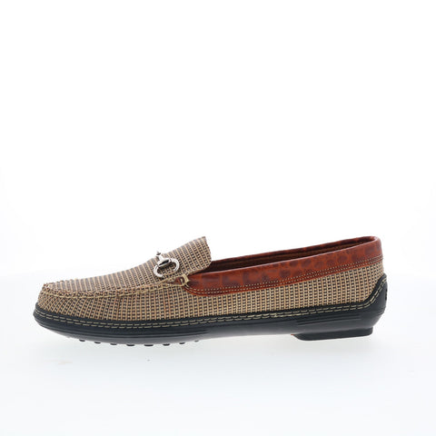 T.B. Phelps Mesh Horse Bit Driver 718-52 Mens Brown Loafers Moccasin Shoes