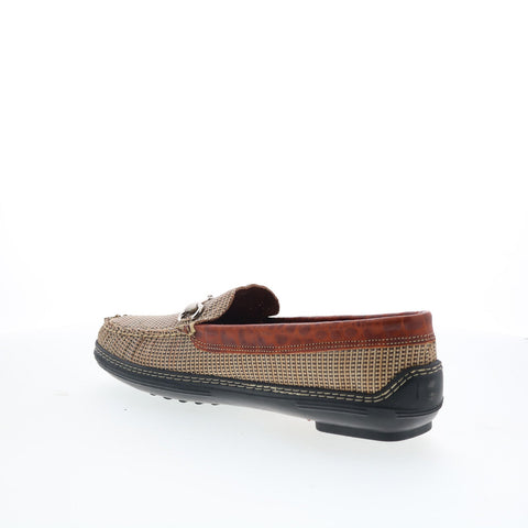 T.B. Phelps Mesh Horse Bit Driver 718-52 Mens Brown Loafers Moccasin Shoes