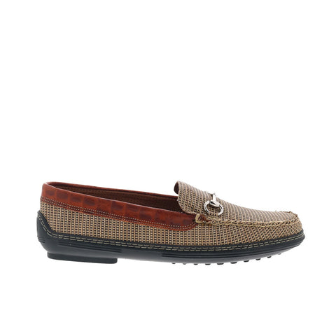 T.B. Phelps Mesh Horse Bit Driver 718-52 Mens Brown Loafers Moccasin Shoes