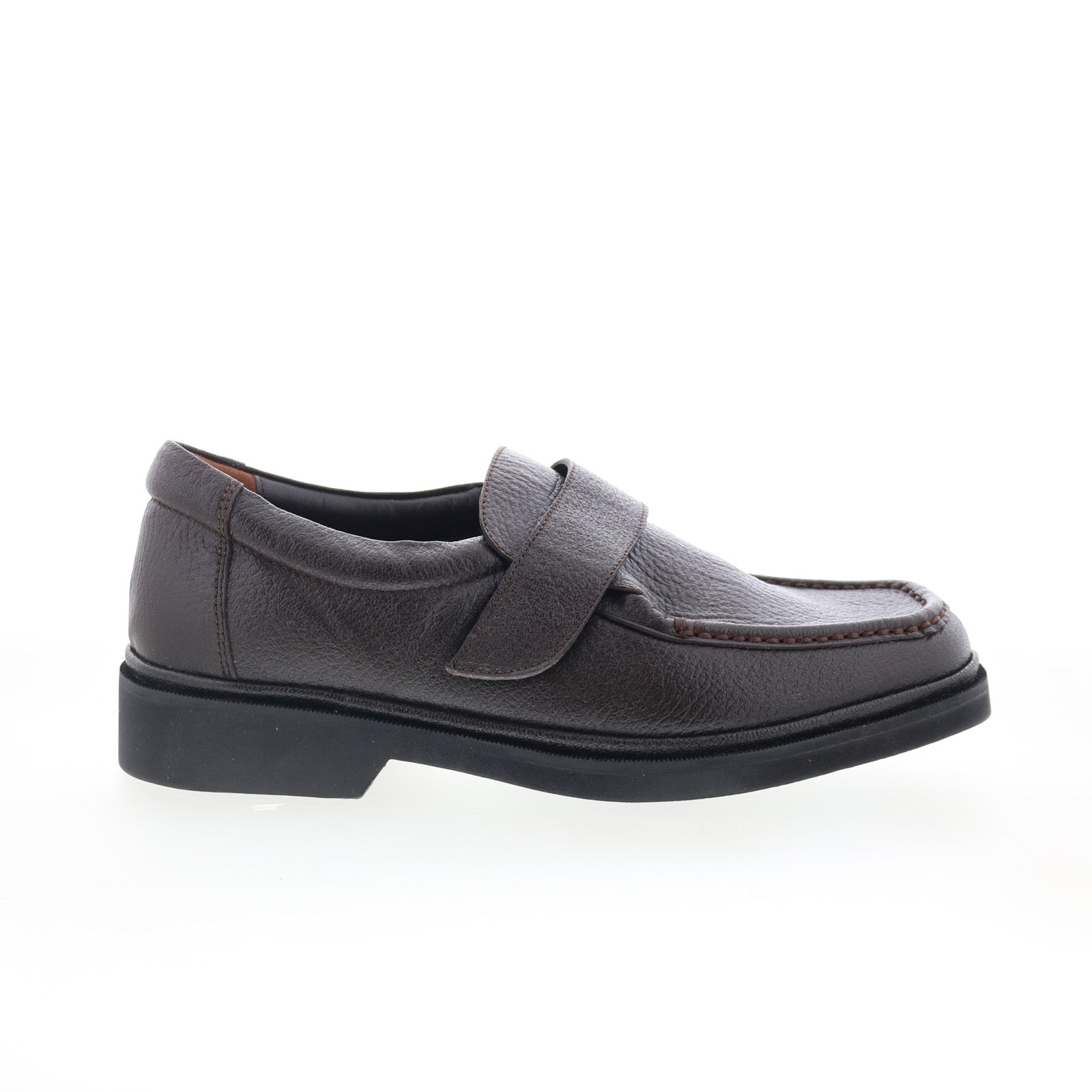 Hitchcock 7192 Mens Brown Extra Extra Wide 5E Leather Loafers Casual S