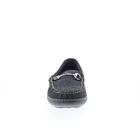 T.B. Phelps Wool Horse Bit 720-42 Mens Gray Slip On Loafers Moccasin Shoes