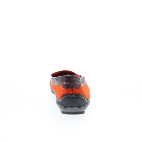 T.B. Phelps Wool Horse Bit 720-57 Mens Orange Loafers Moccasin Shoes