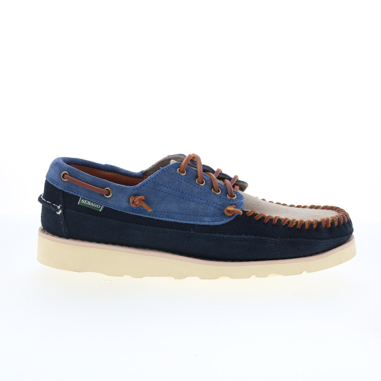 Sebago Cayuga Lined 72112MW-A8B Mens Blue Loafers & Slip Ons Boat Shoe ...
