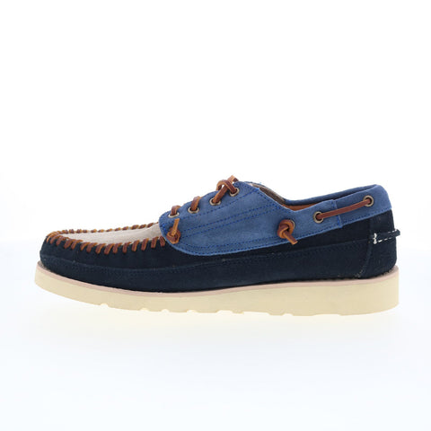 Sebago Cayuga Lined 72112MW-A8B Mens Blue Loafers & Slip Ons Boat Shoes