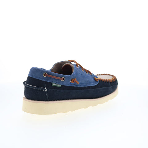 Sebago Cayuga Lined 72112MW-A8B Mens Blue Loafers & Slip Ons Boat Shoes