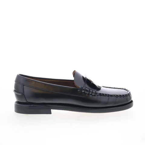Sebago Dan Charms 72112QW-AAZ Womens Black Loafers & Slip Ons Casual Shoes