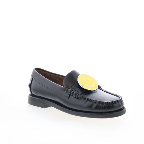 Sebago Dan Charms 72112QW-AAZ Womens Black Loafers & Slip Ons Casual Shoes