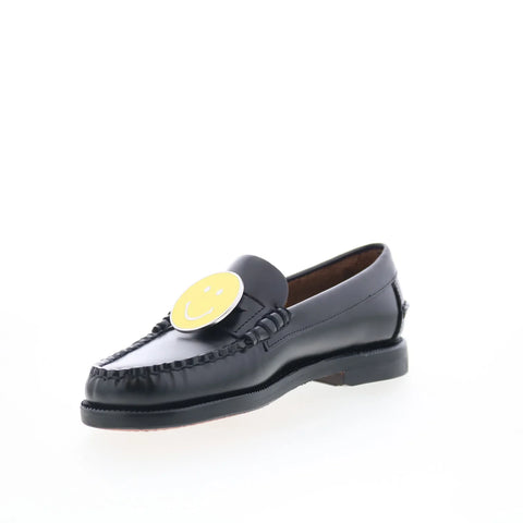 Sebago Dan Charms 72112QW-AAZ Womens Black Loafers & Slip Ons Casual Shoes