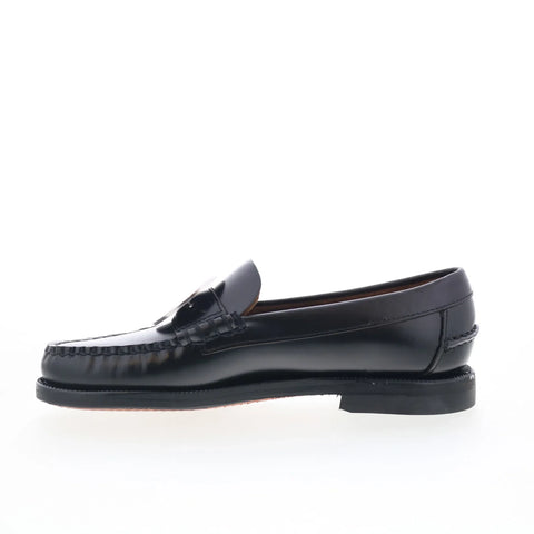 Sebago Dan Charms 72112QW-AAZ Womens Black Loafers & Slip Ons Casual Shoes