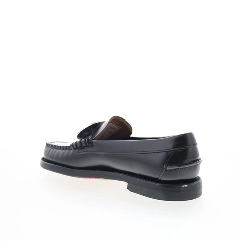 Sebago Dan Charms 72112QW-AAZ Womens Black Loafers & Slip Ons Casual Shoes