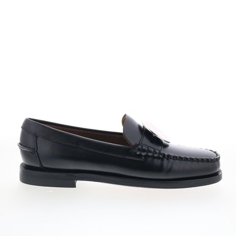 Sebago Dan Charms 72112QW-AB1 Womens Black Loafers & Slip Ons Casual Shoes
