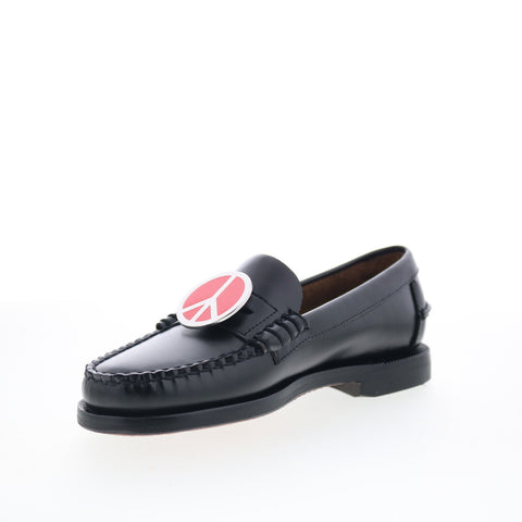 Sebago Dan Charms 72112QW-AB1 Womens Black Loafers & Slip Ons Casual Shoes