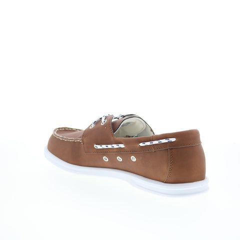 Sebago Jackman 72113LW-900 Womens Brown Loafers & Slip Ons Boat Shoes