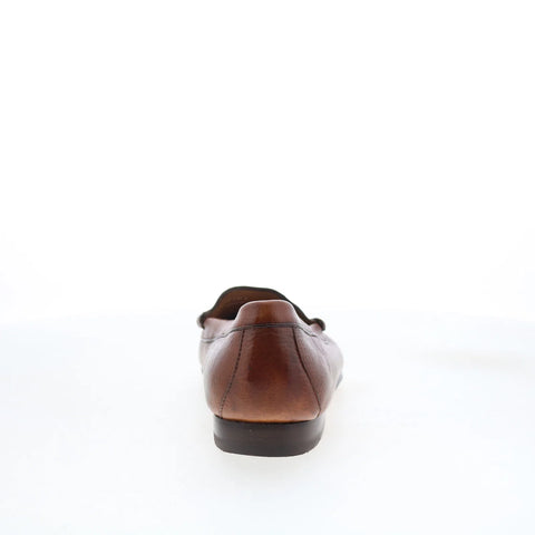 T.B. Phelps 7301-9-100 Mens Brown Leather Loafers & Slip Ons Penny Shoes