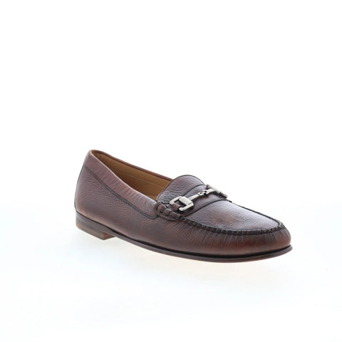 T.B. Phelps 7302-9-100 Mens Brown Leather Loafers & Slip Ons Casual Shoes