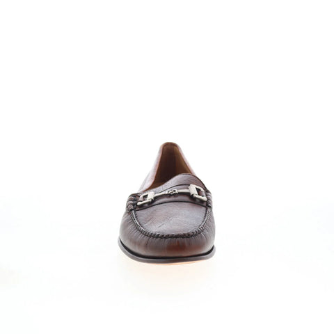 T.B. Phelps 7302-9-100 Mens Brown Leather Loafers & Slip Ons Casual Shoes