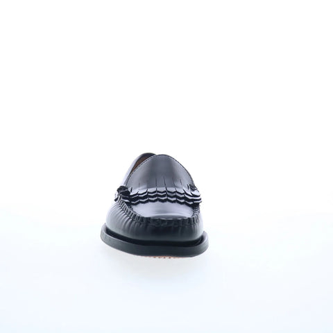 Sebago Dan Triple Fringe Womens Black Loafers & Slip Ons Casual Shoes