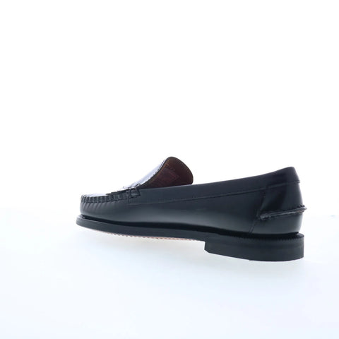 Sebago Dan Triple Fringe Womens Black Loafers & Slip Ons Casual Shoes