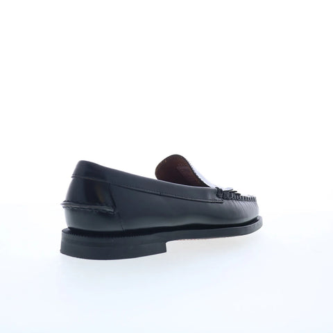 Sebago Dan Triple Fringe Womens Black Loafers & Slip Ons Casual Shoes