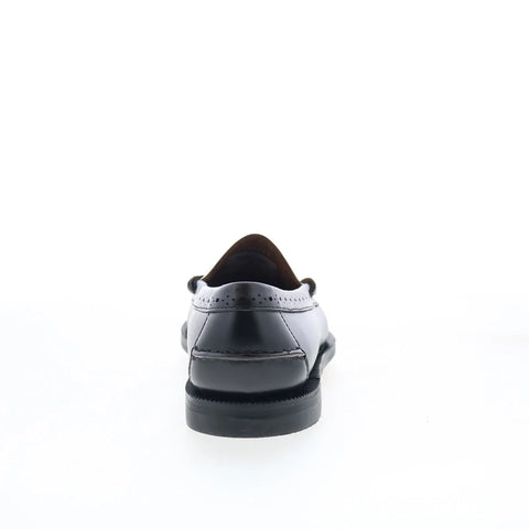 Sebago Dan Perf 73116CW-987 Womens Black Loafers & Slip Ons Penny Shoes