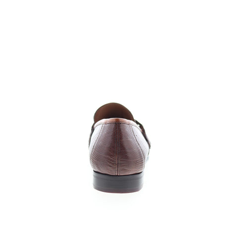 Mezlan Lizard Bit Loafer 7374-L Mens Brown Loafers & Slip Ons Casual Shoes
