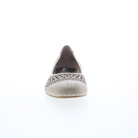 Ros Hommerson Tina 74029-73 Womens Beige Wide Heels Pumps Shoes
