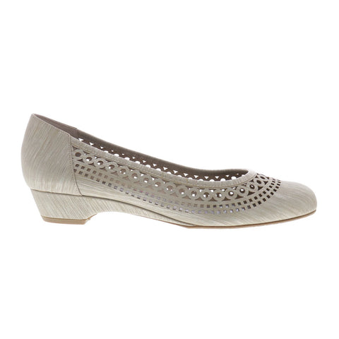Ros Hommerson Tina 74029-73 Womens Gray Wide Synthetic Pumps Heels Shoes