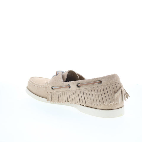 Sebago Portland Fringes 741148W-906 Mens Beige Loafers & Slip Ons Boat Shoes