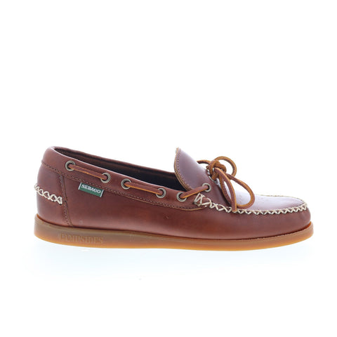 Sebago Scout Waxed 74116GW-925 Mens Brown Loafers & Slip Ons Boat Shoes